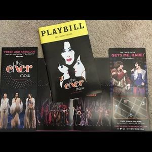 Cher Show Playbill and Cher Show Flyers